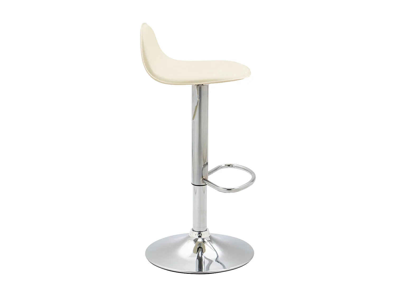 Barhocker - Kunstleder & Metall - creme - Lana