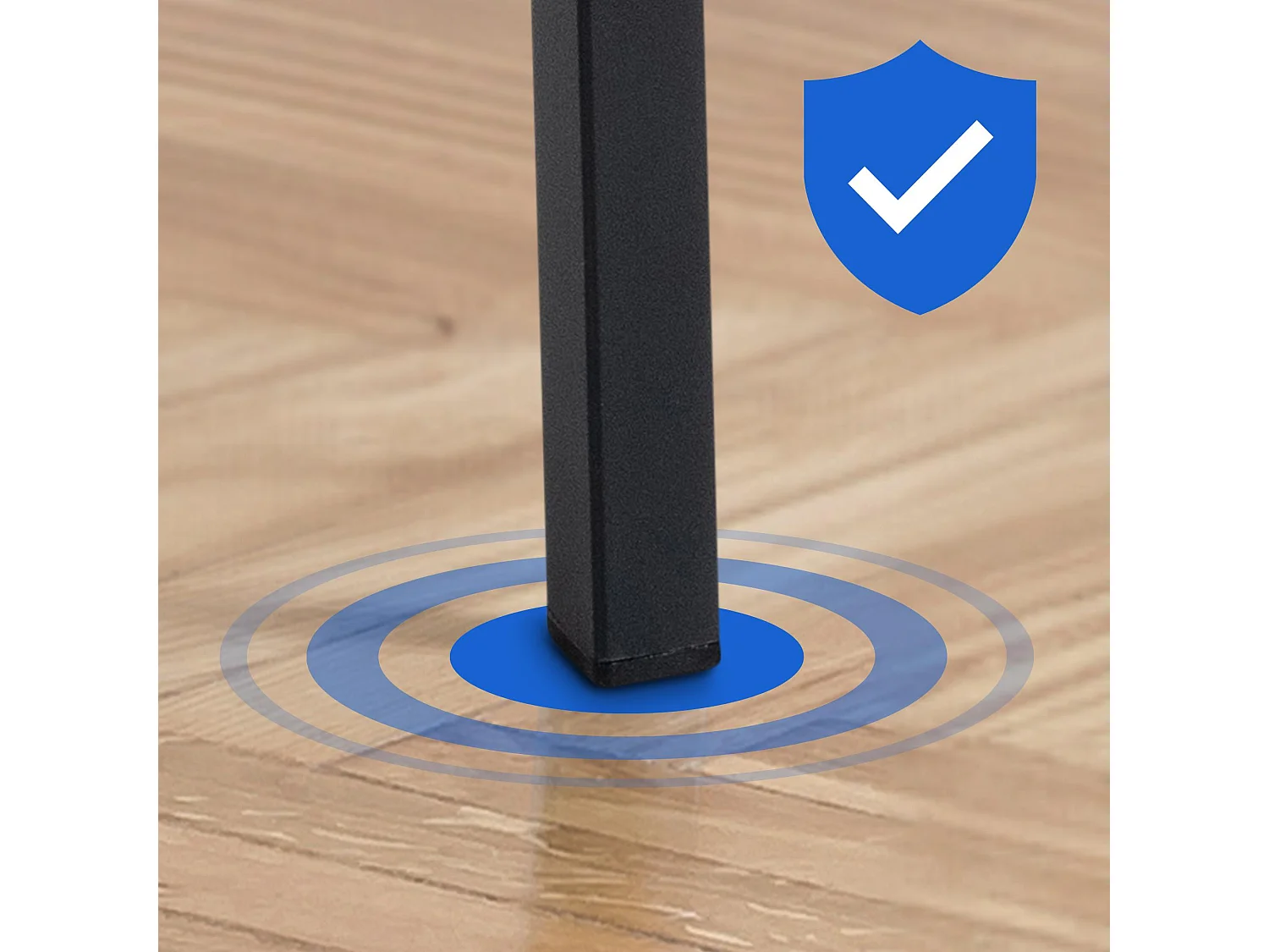 Barkruk - Stof & zwart - donkergrijs - Damaso