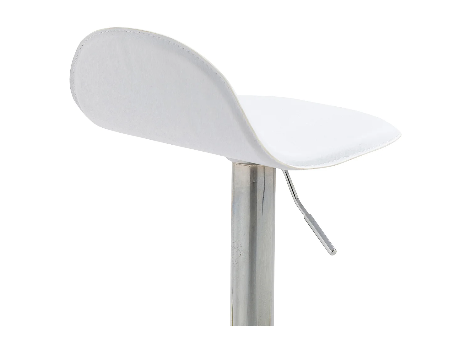 Tabourets de bar - Similicuir & Métal - Blanc - Lana