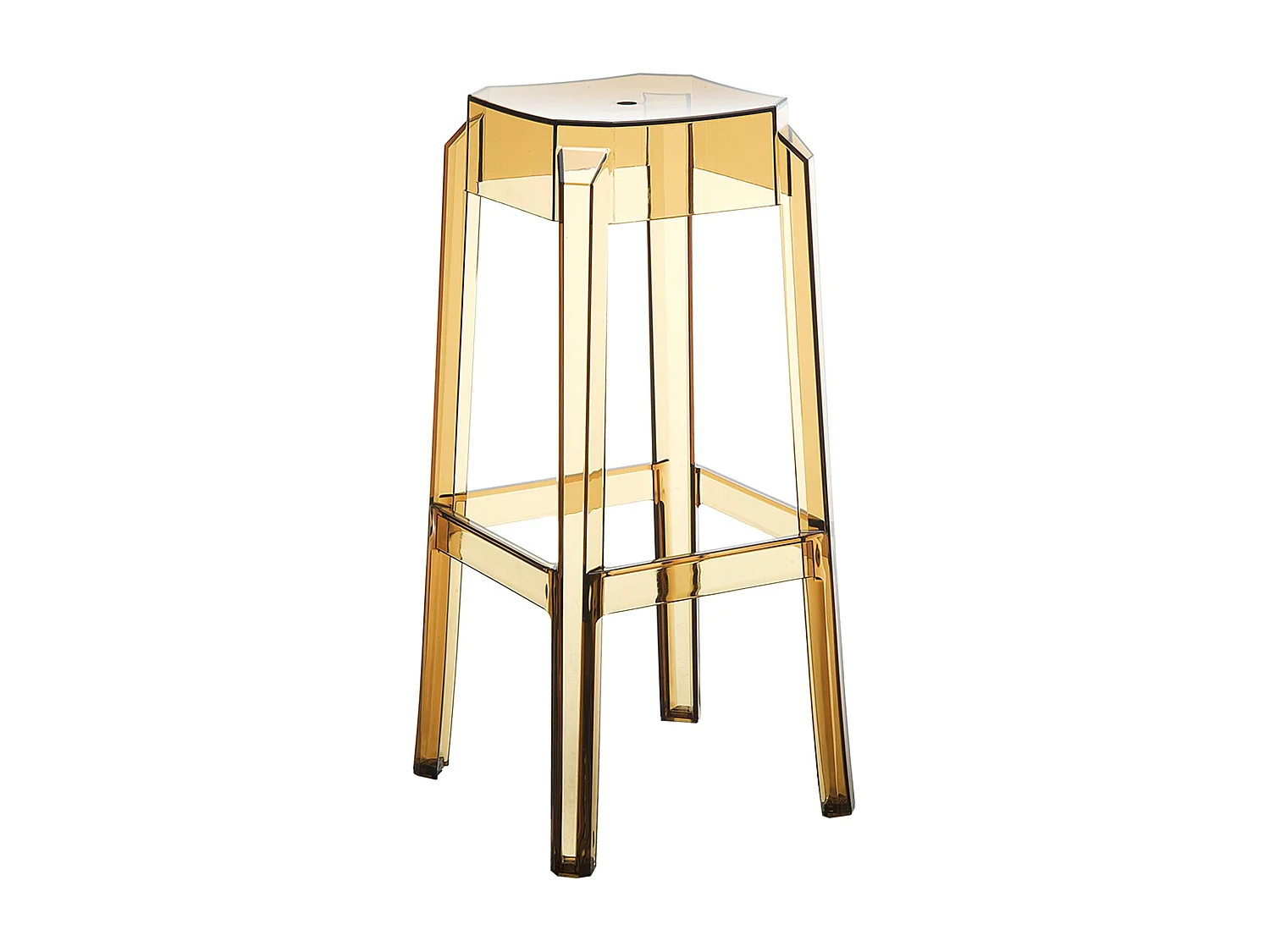 Tabouret de bar - Plastique - Ambre - FOX
