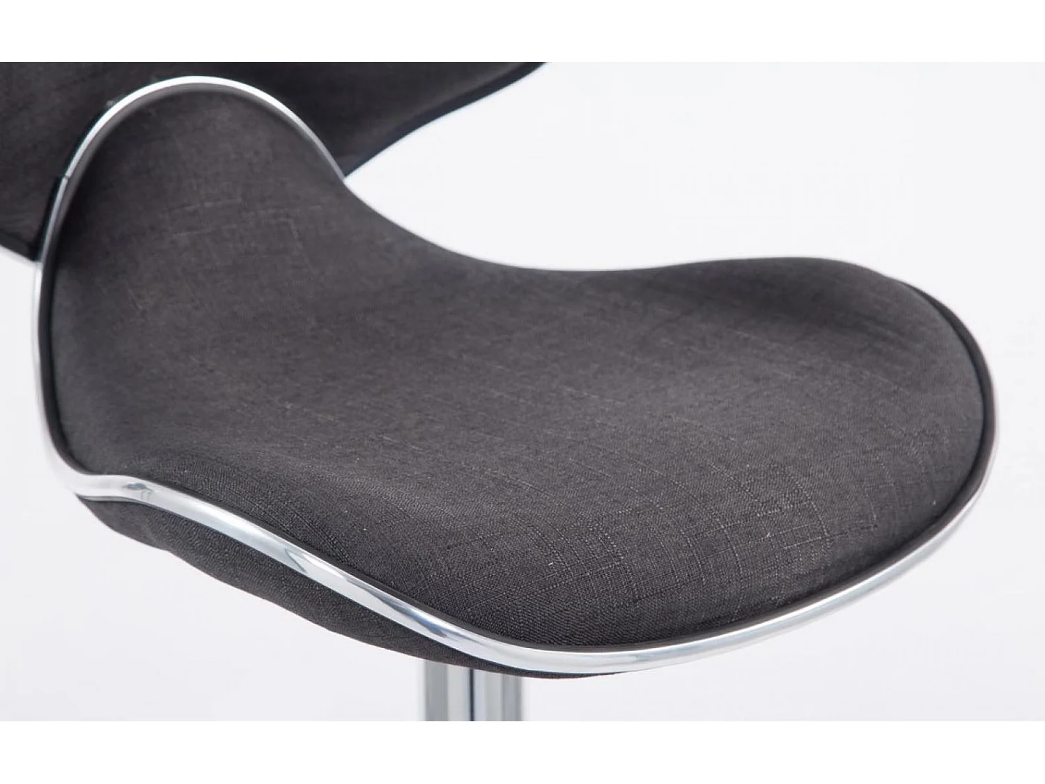 Barkruk - Stof & Metaal - donkergrijs - Las Vegas V2