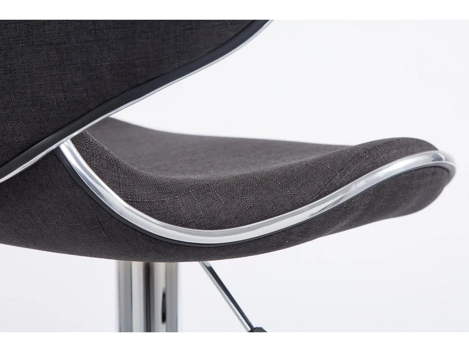 Barkruk - Stof & Metaal - donkergrijs - Las Vegas V2