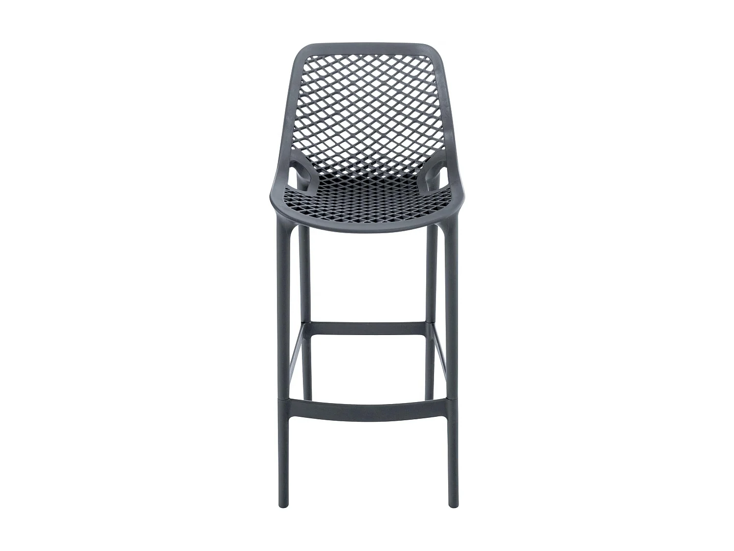 Tabouret de bar - Plastique - Gris foncé - Air