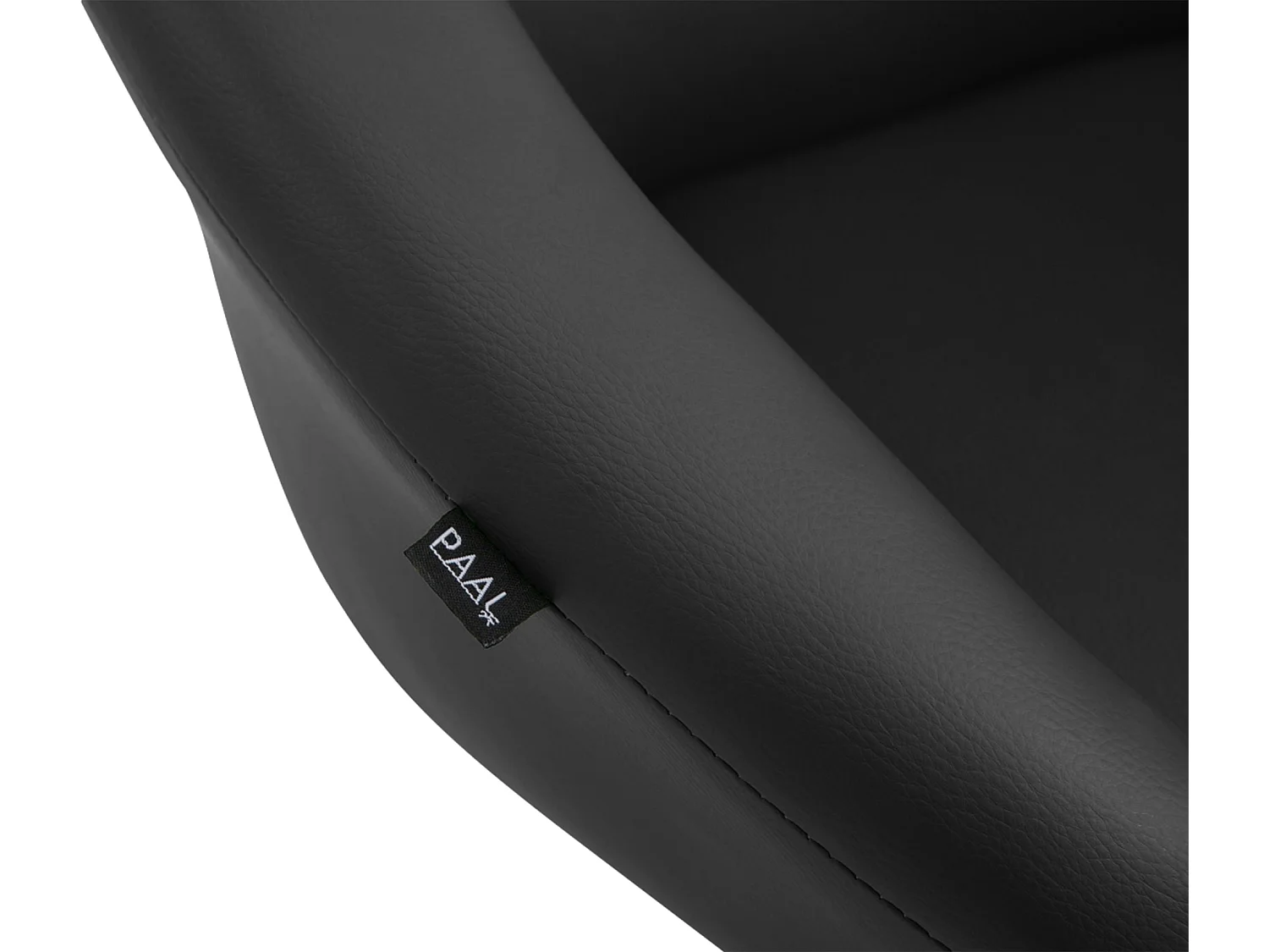 Set De 2 Taburete de bar - Simil cuero & Metal cromado - Negro - Miami V2