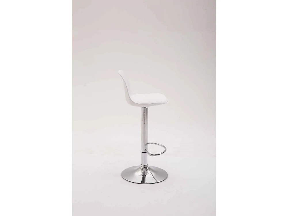 Barkruk - Kunststof & Metaal - wit - Kiel