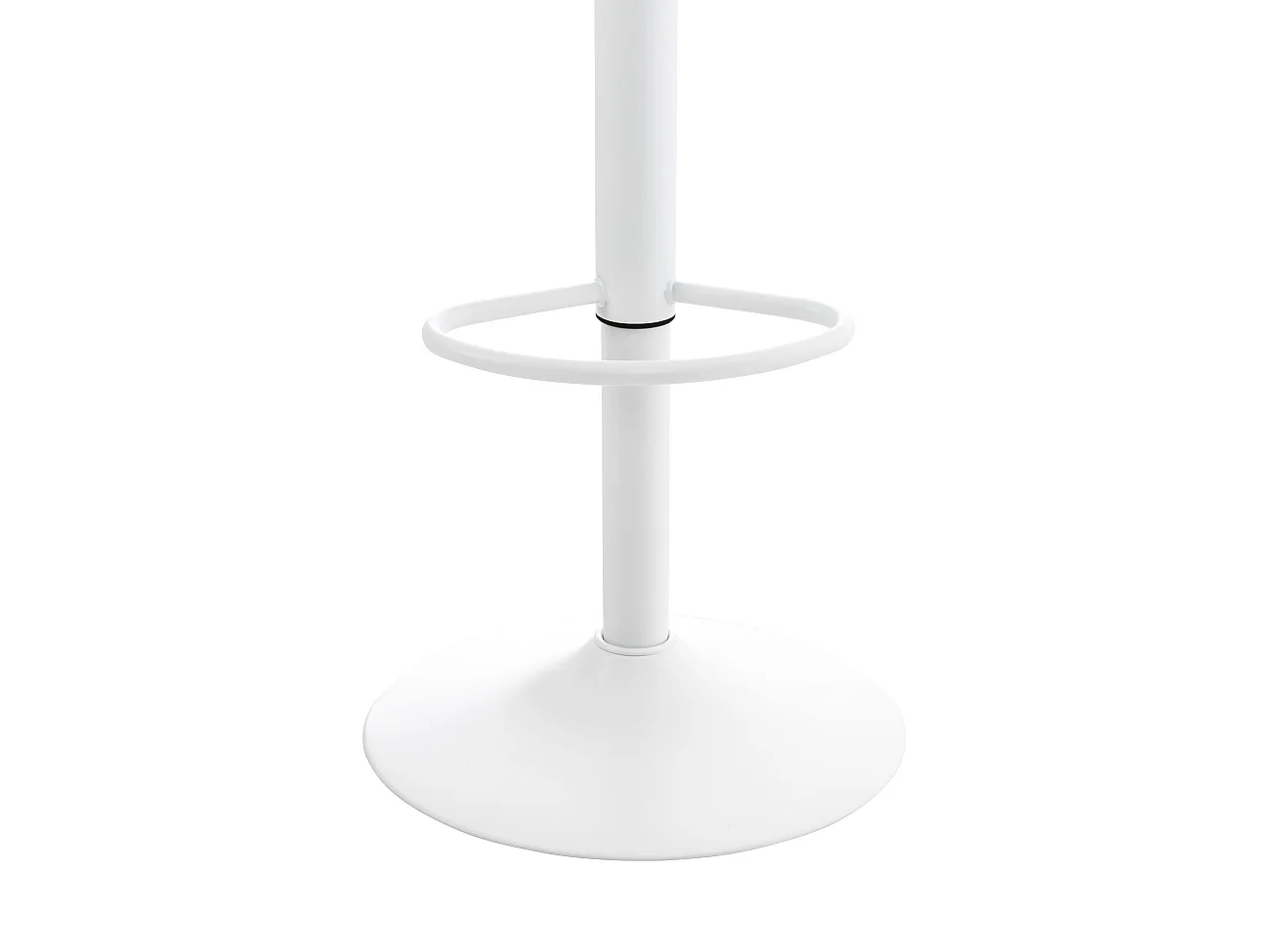 Lot de 2  Tabouret de bar - Plastique & Nature - Blanc - Aveiro