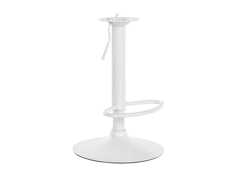 Tabouret de bar - Métal & Métal - Blanc - Gestell 8 x 8