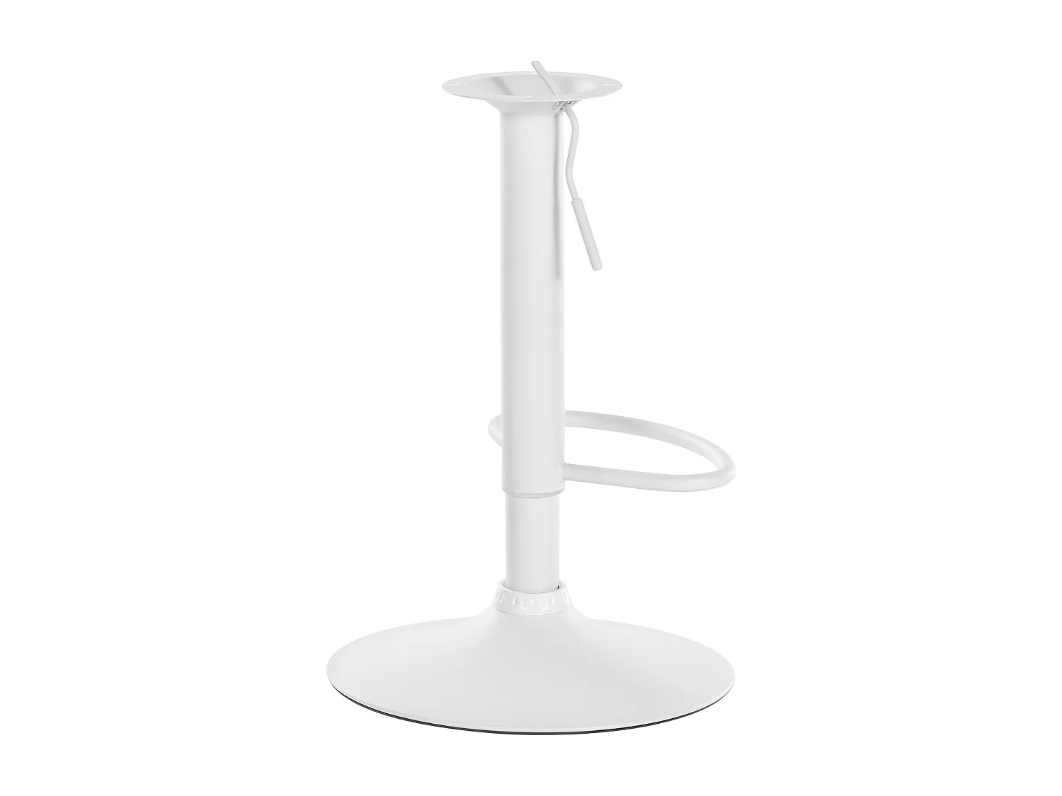 Barkruk - Metalen & Metaal - wit - Gestell 8 x 8