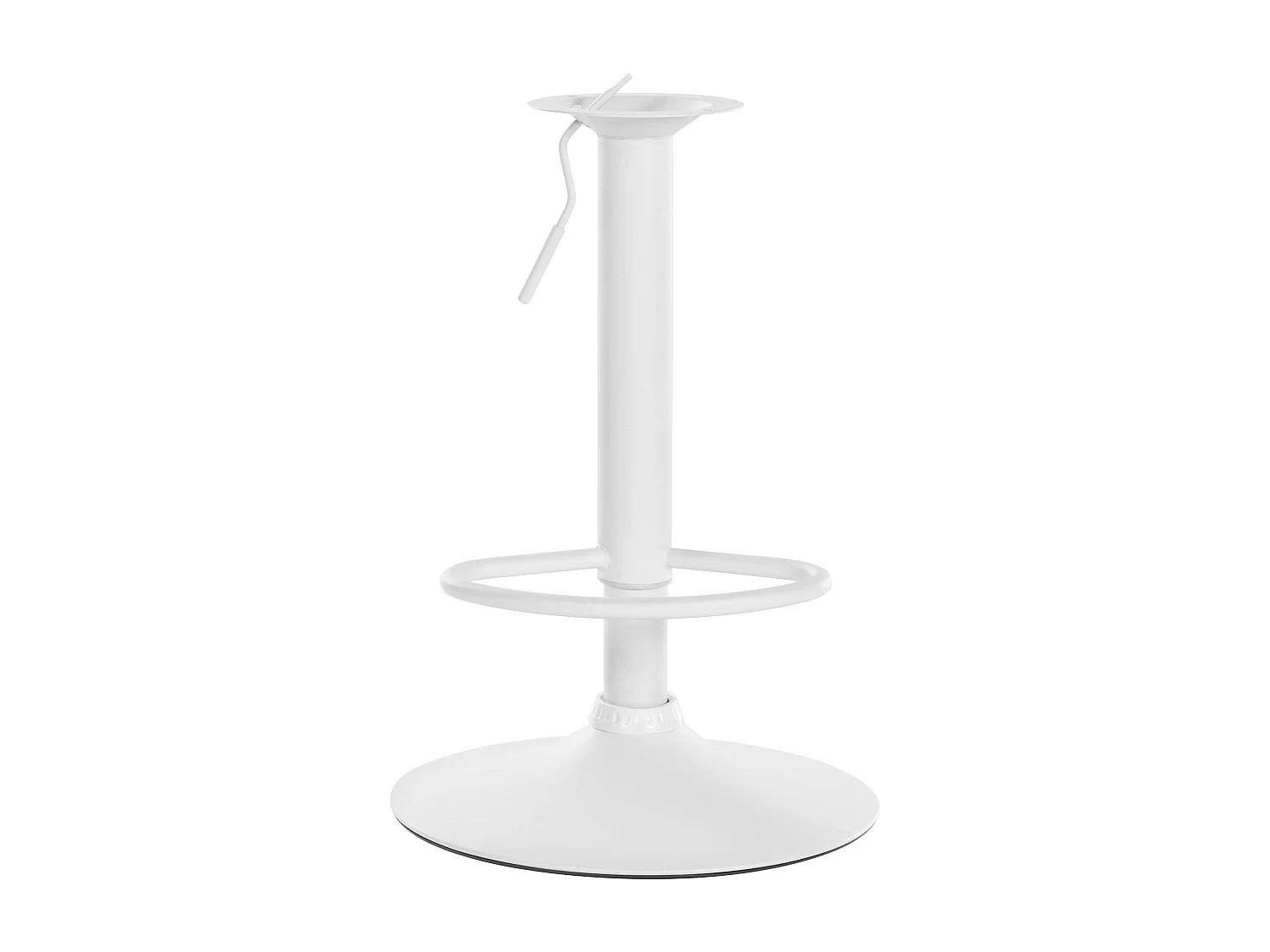 Barkruk - Metalen & Metaal - wit - Gestell 8 x 8