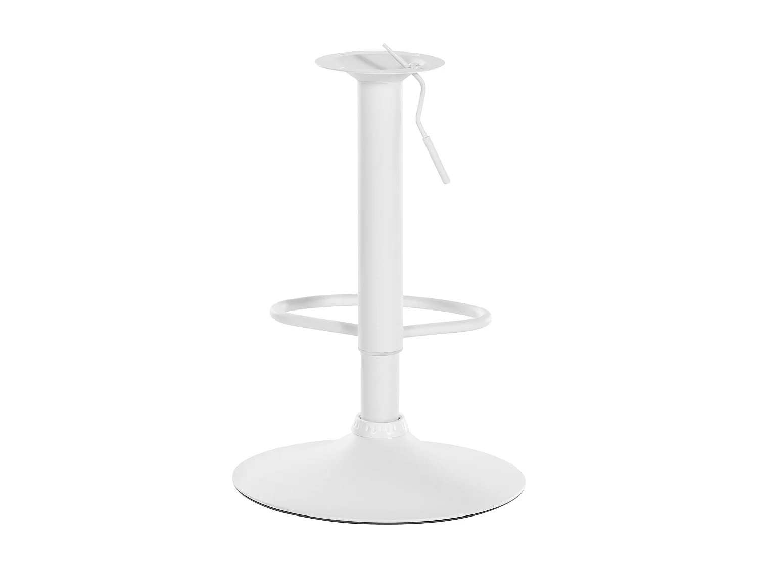 Barkruk - Metalen & Metaal - wit - Gestell 8 x 8