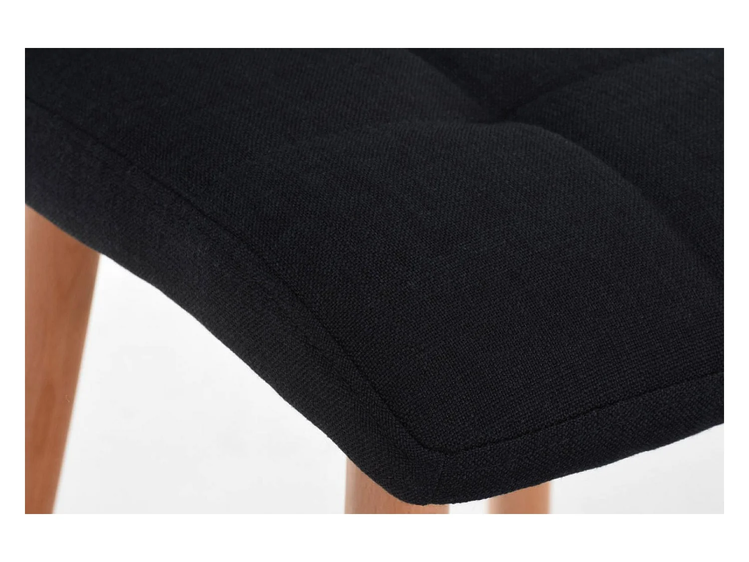 Barhocker - Stoff & schwarz - schwarz - Lincoln