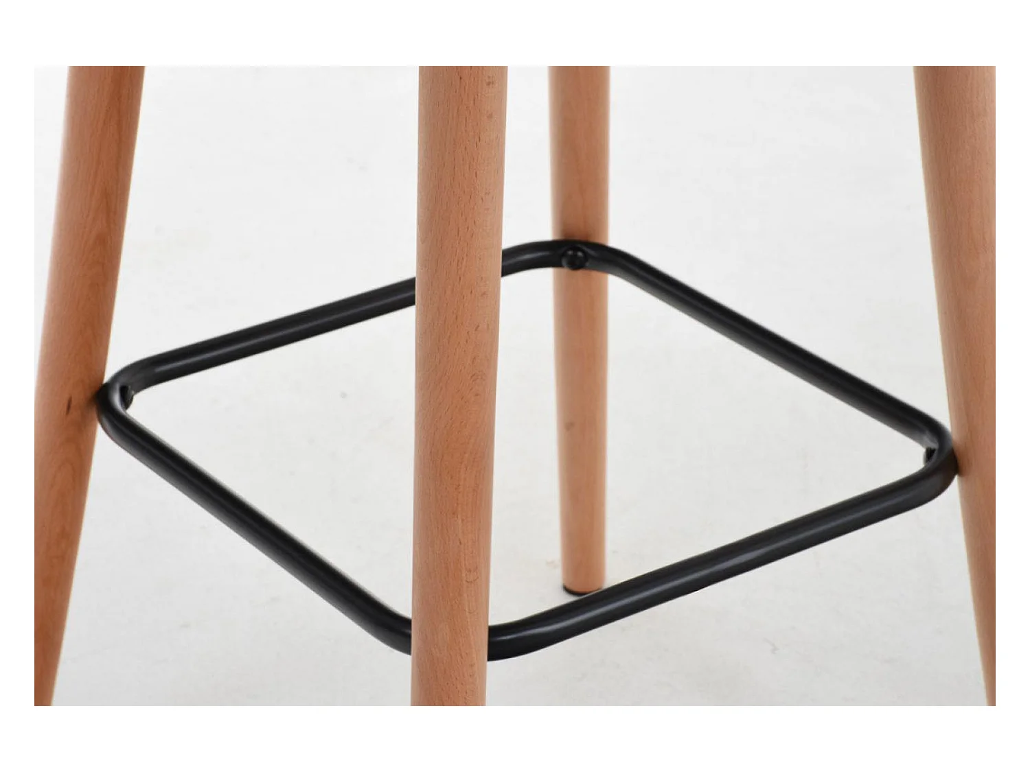 Barhocker - Stoff & schwarz - schwarz - Lincoln