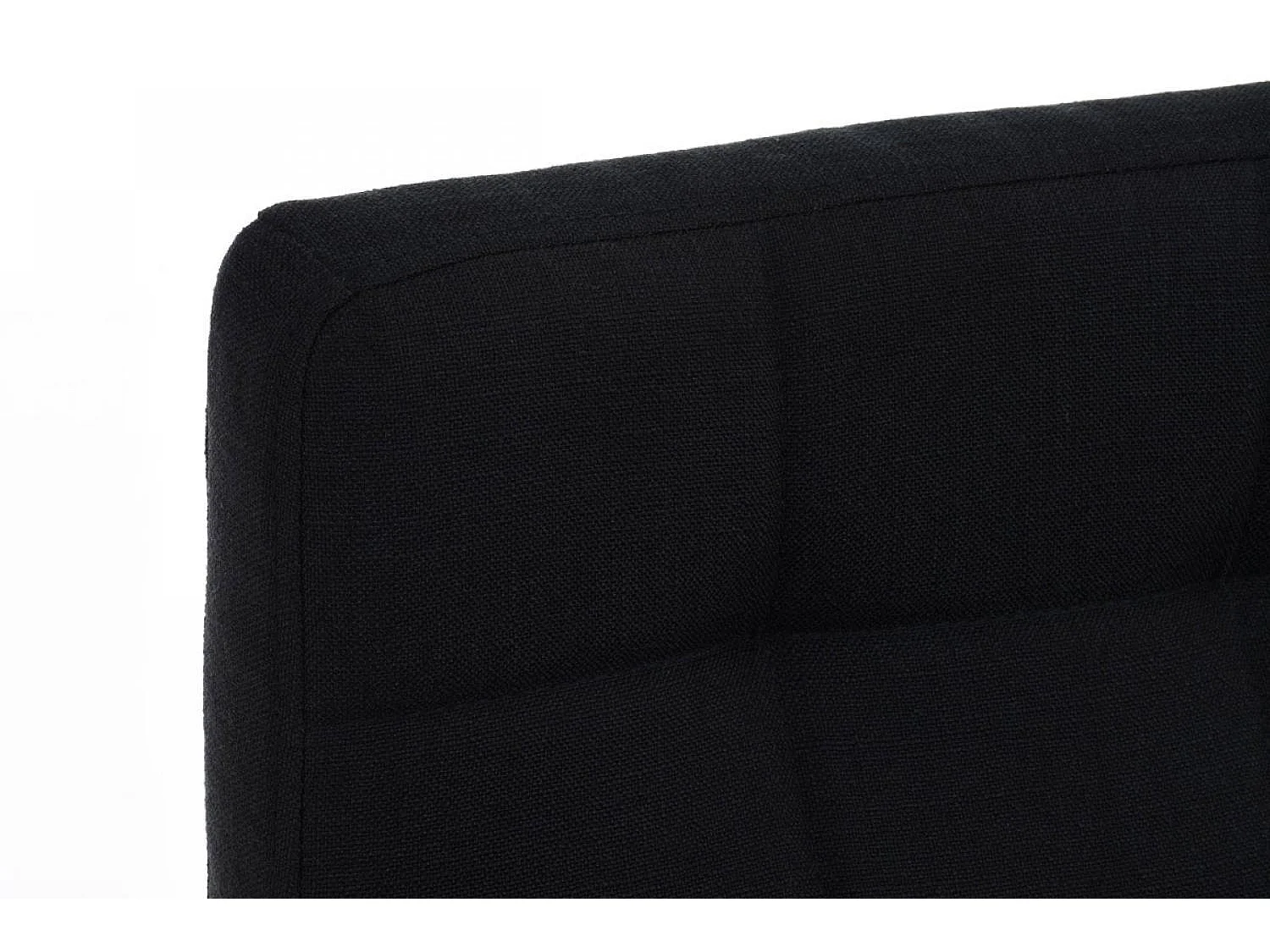 Sgabello da bar - Tessuto & nero - nero - Lincoln