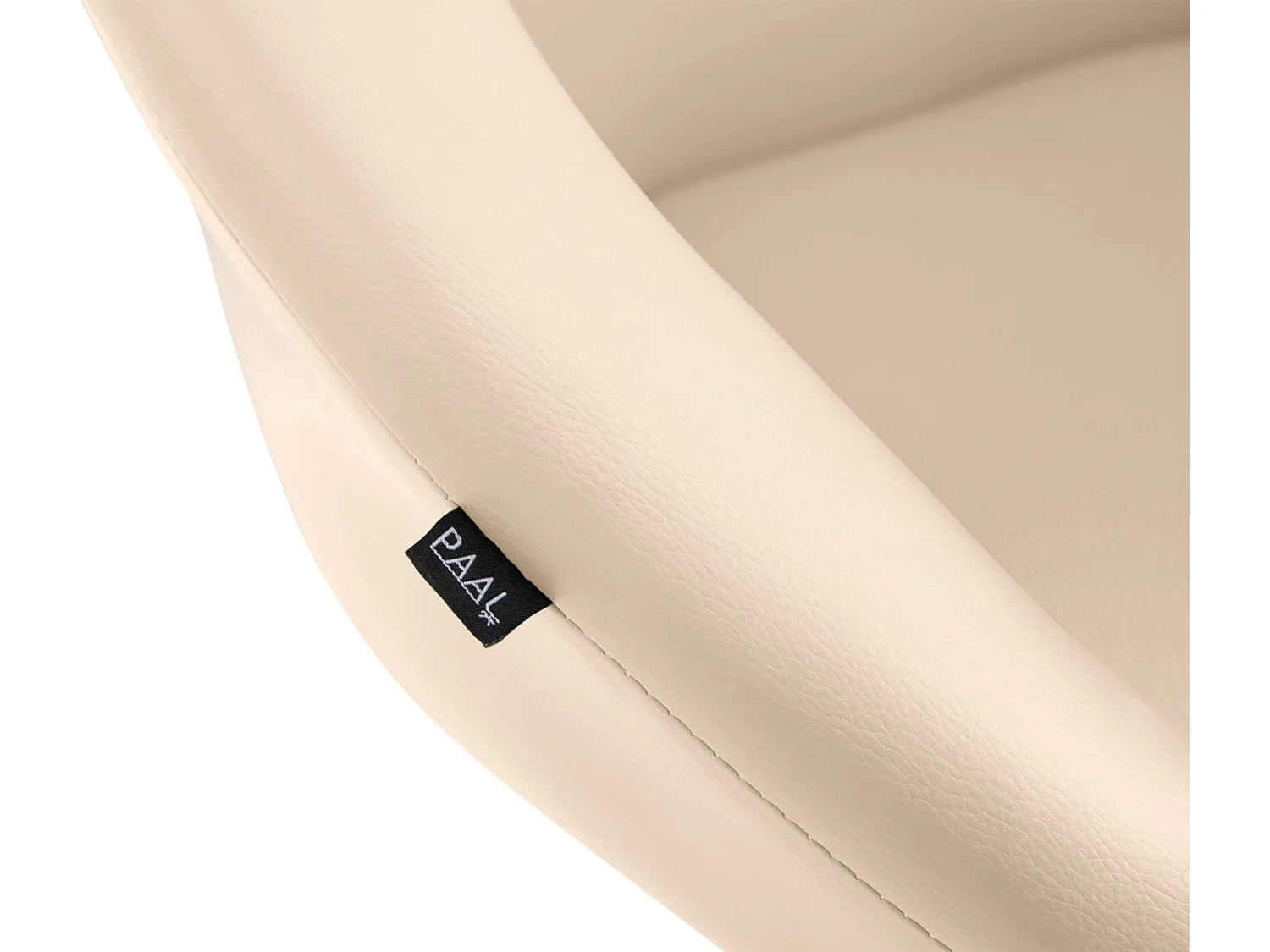 Barkruk - Kunstleer & Metaal in chroomoptiek - creme - Miami V2