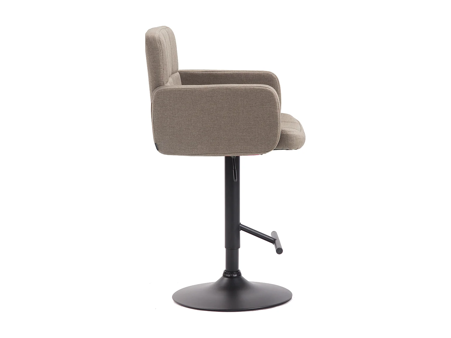 Tabourets de bar - Tissu & Métal - Taupe - Los Angeles
