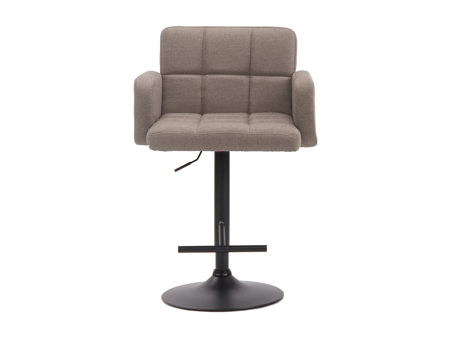 Tabourets de bar - Tissu & Métal - Taupe - Los Angeles