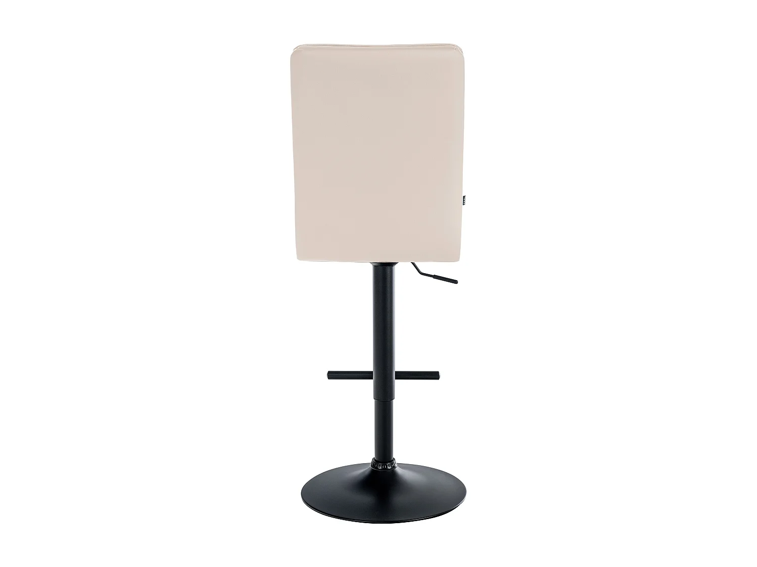 Barhocker - Kunstleder (PVC) & Metall - creme - Peking V2