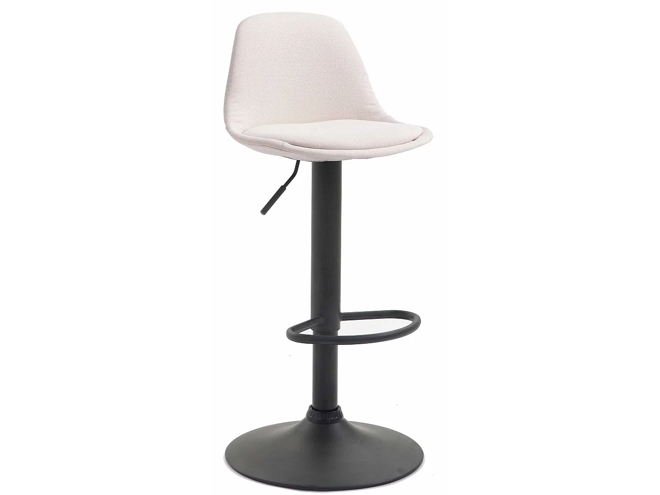 Barkruk - Stof & Metaal - creme - Kiel