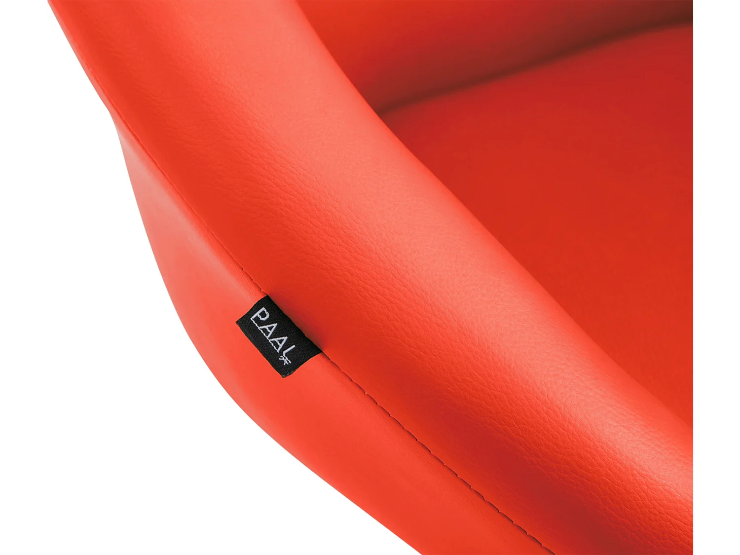 Lot de 2 Tabourets de bar - Similicuir & Métal chromé - Rouge - Miami V2