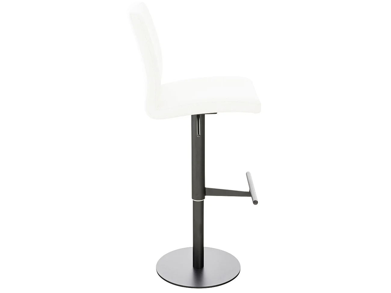 Barhocker - Kunstleder & schwarz - weiß - Cadiz