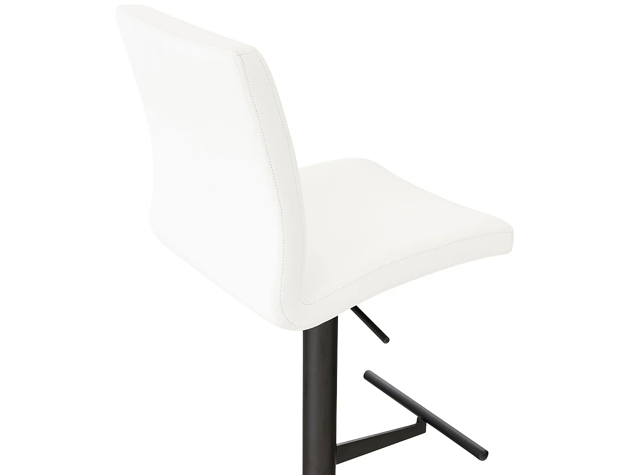 Barhocker - Kunstleder & schwarz - weiß - Cadiz