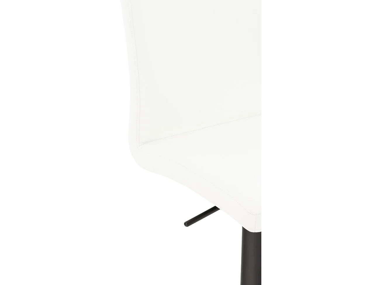 Barhocker - Kunstleder & schwarz - weiß - Cadiz