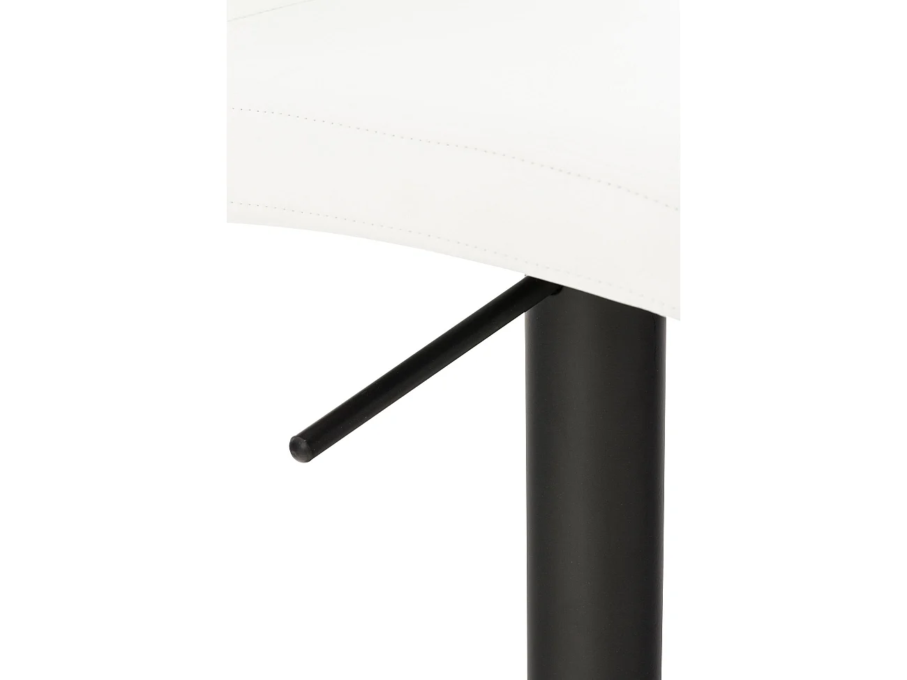 Barhocker - Kunstleder & schwarz - weiß - Cadiz