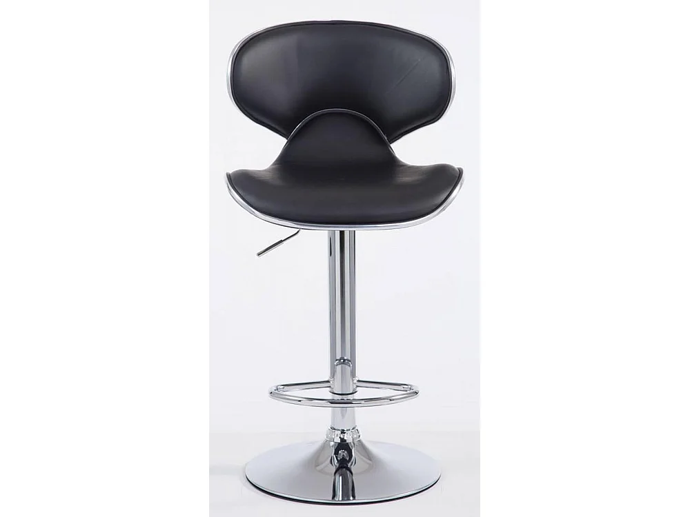 Set van 2  Barkruk - Kunstleer & chroom - zwart - Las Vegas v2