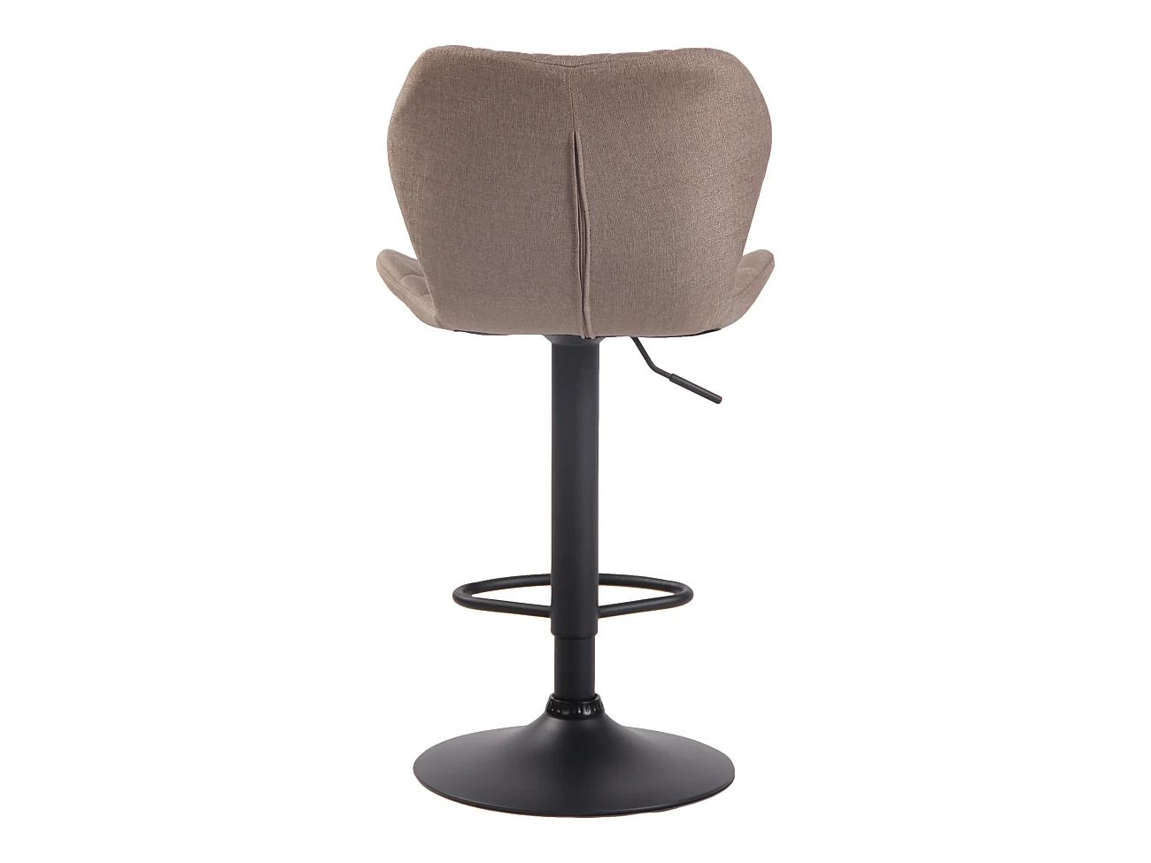 2er Set Barhocker - Stoff & Metall - taupe - Cork