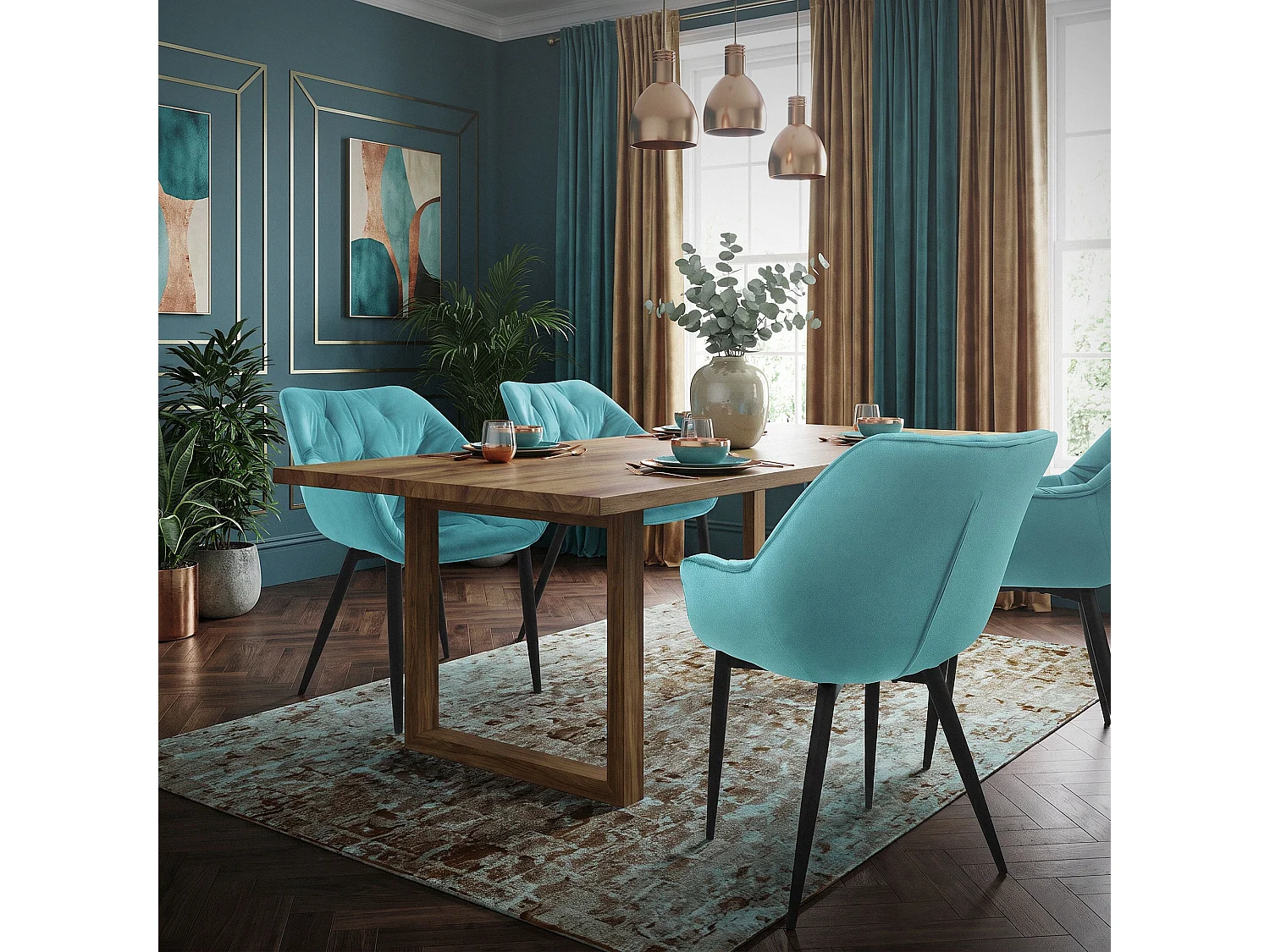 Set di 4 sedie Sedia da sala da pranzo Sedia da cucina Sedia da soggiorno Sedia