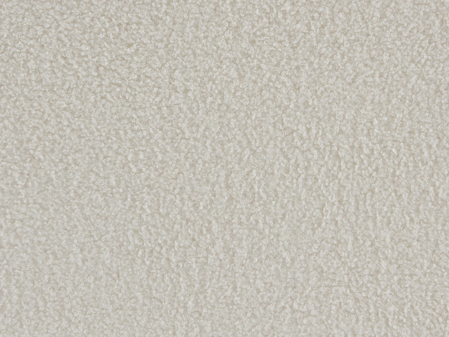 Banc en tissu bouclette - Blanc - CALVELO