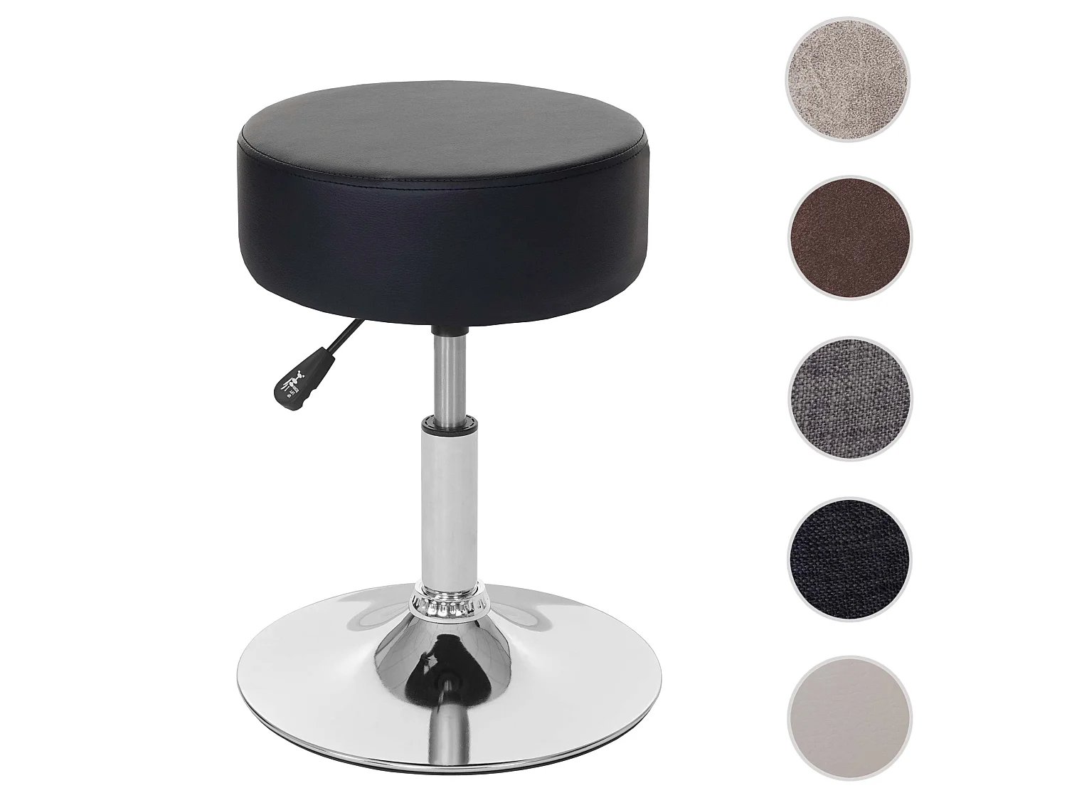 Kruk MCW-C22,  kunstleer, zwart