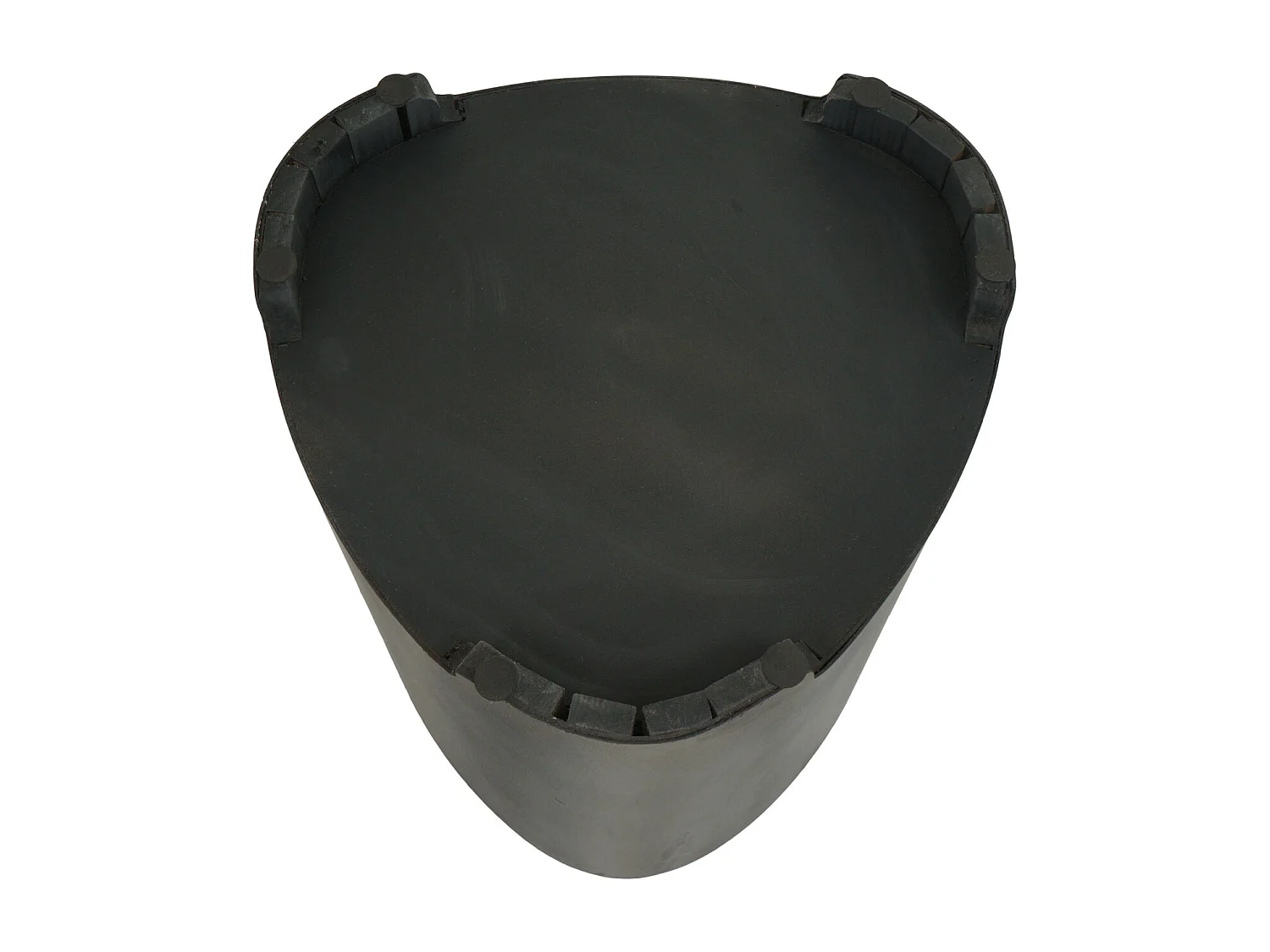 Hocker MCW-L74, Sitzhocker Holzhocker, Holz MVG-zertifiziert Industrial, Metall-Optik gebürstet