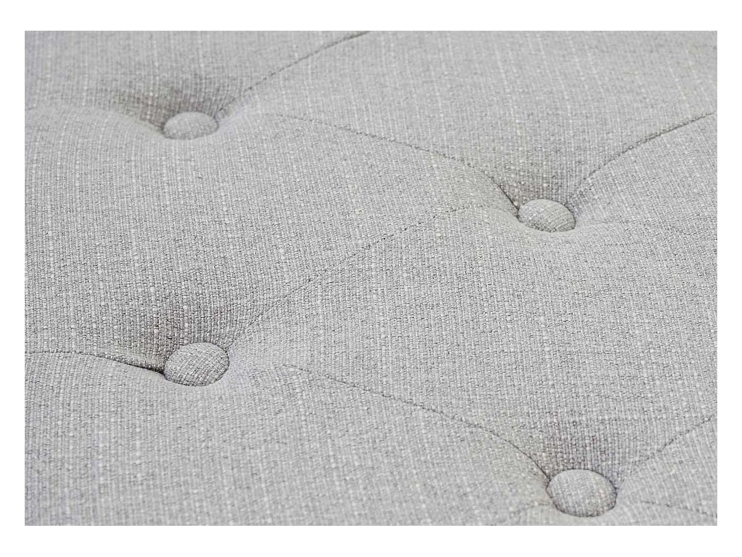 Ottomane Oxford hydrofuge,  gris