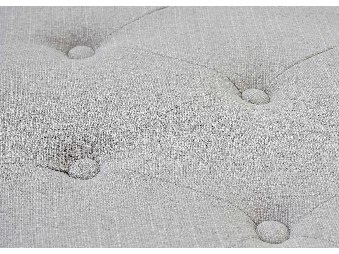 Ottomane Oxford hydrofuge,  gris