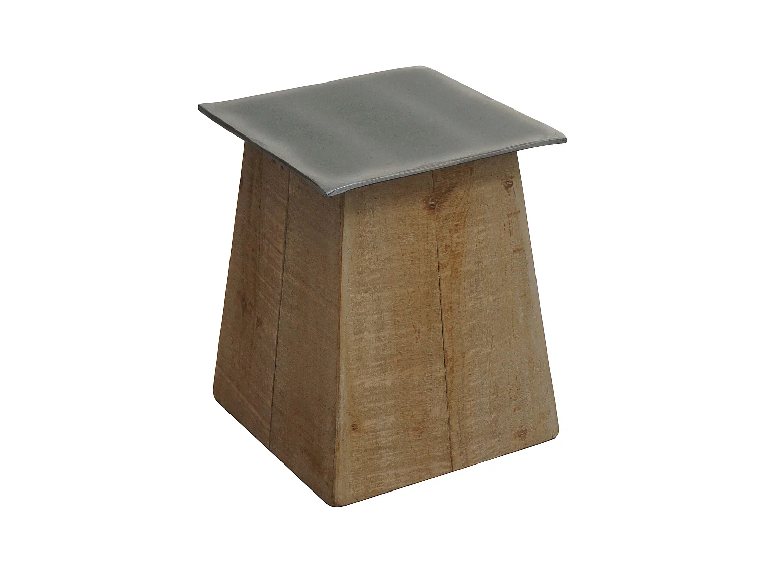 Taboret MCW-L76, stołek drewniany