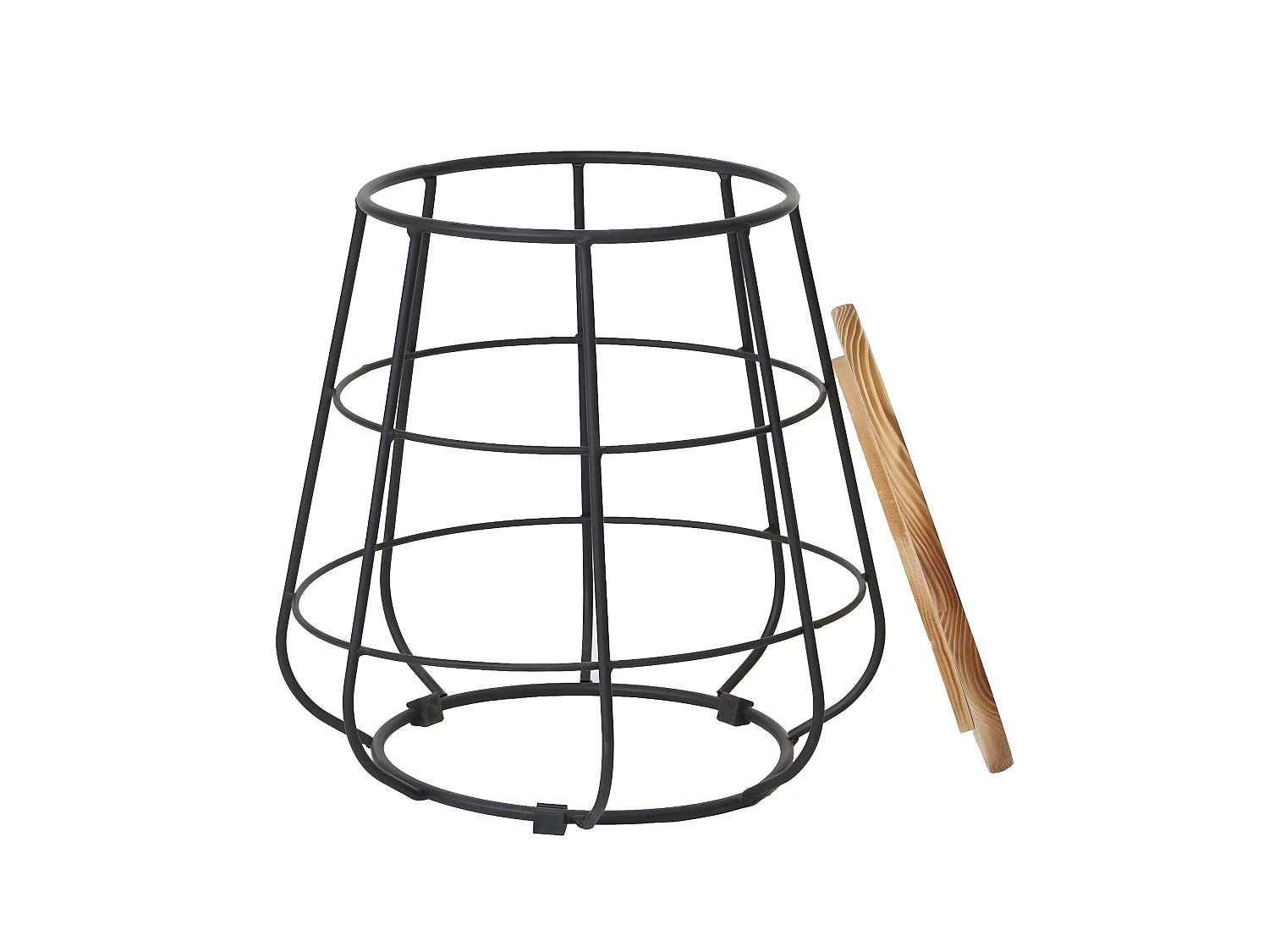 Taburete MCW-A80 madera auténtica