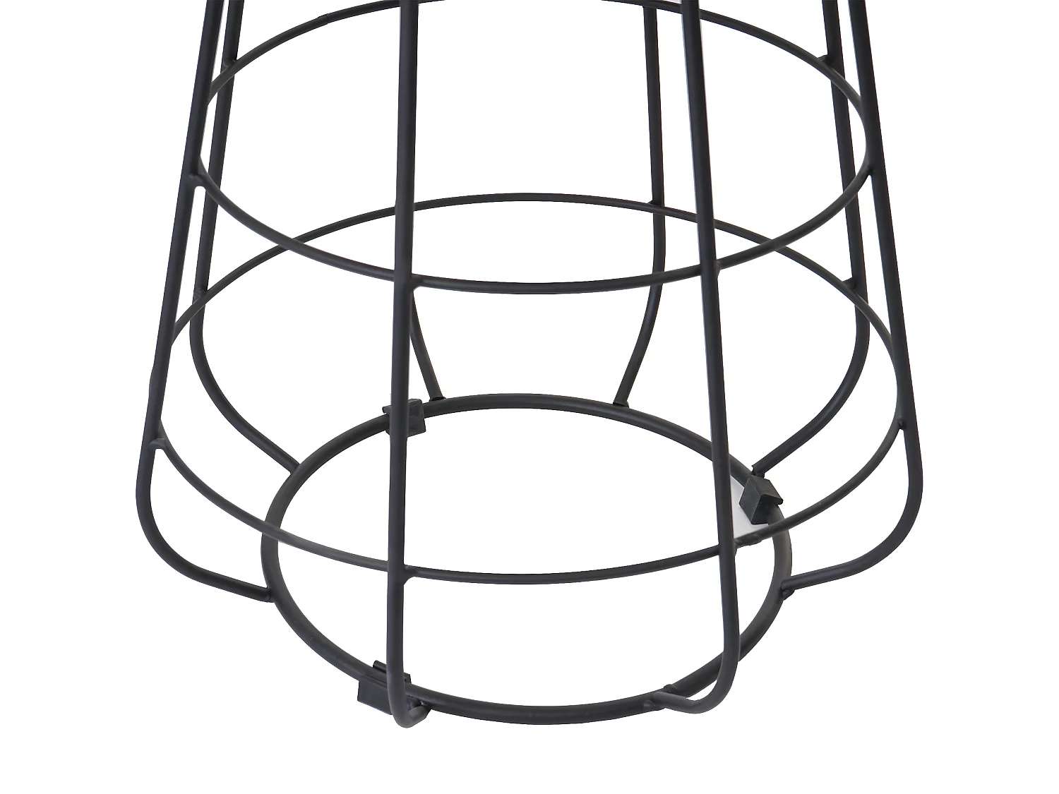 Pouf MCW-A80 bois véritable