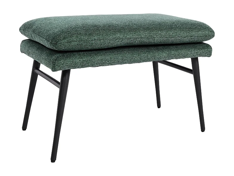 Taboret MCW-L62, otomana,  zielony