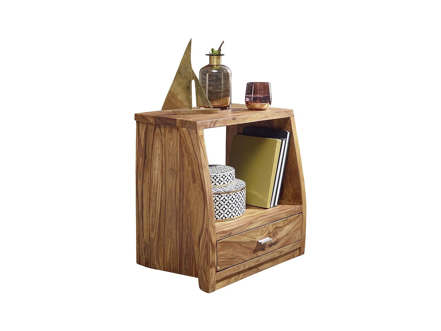 Table de chevet Bois Massif 45x53x40 cm Table de nuit Table d'appoint