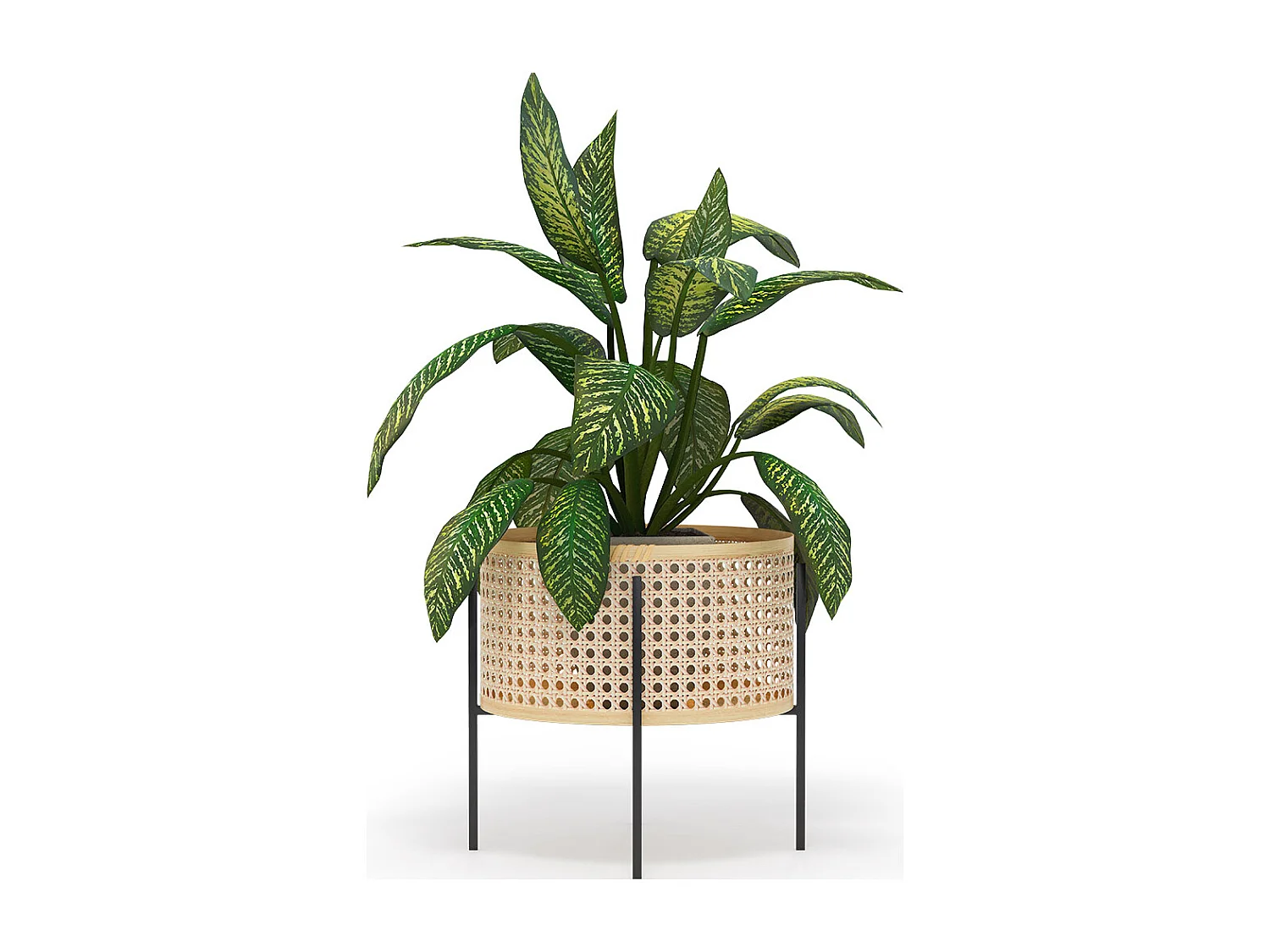 Runder Bodenpflanztopf - Boho-Stil - Fusión