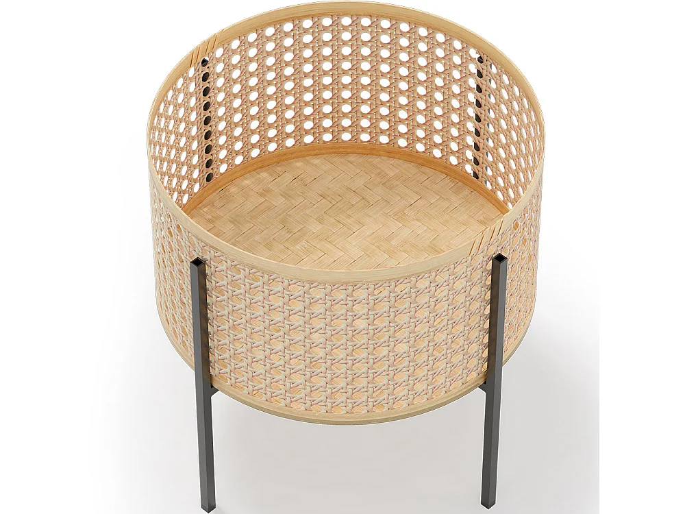 Runder Bodenpflanztopf - Boho-Stil - Fusión