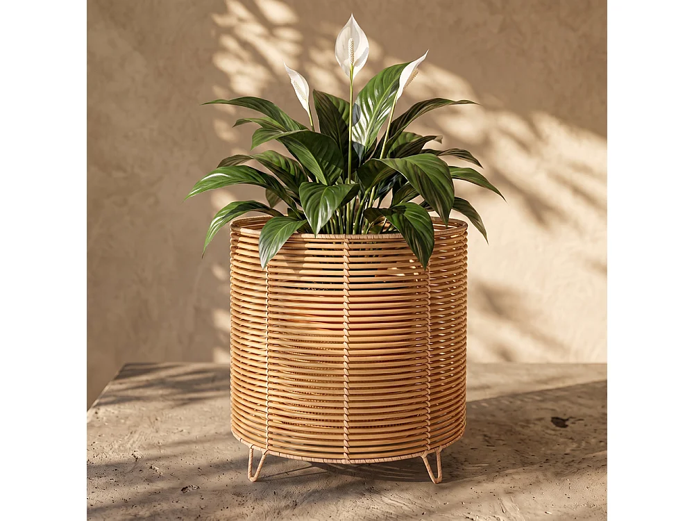 Runder Bodenpflanztopf - Boho-Stil - 28 CM - Laers