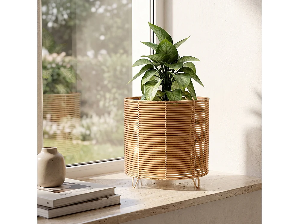 Runder Bodenpflanztopf - Boho-Stil - 28 CM - Laers