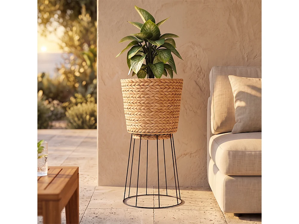 Runder Bodenpflanztopf - Boho-Stil - 65 CM - Firna