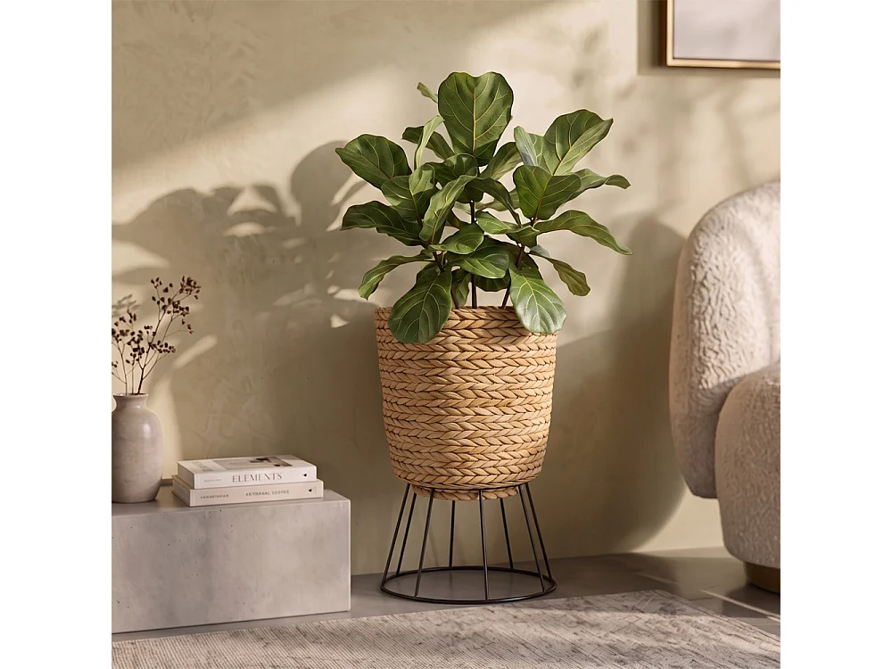 Runder Bodenpflanztopf - Boho-Stil - 46 CM - Firna