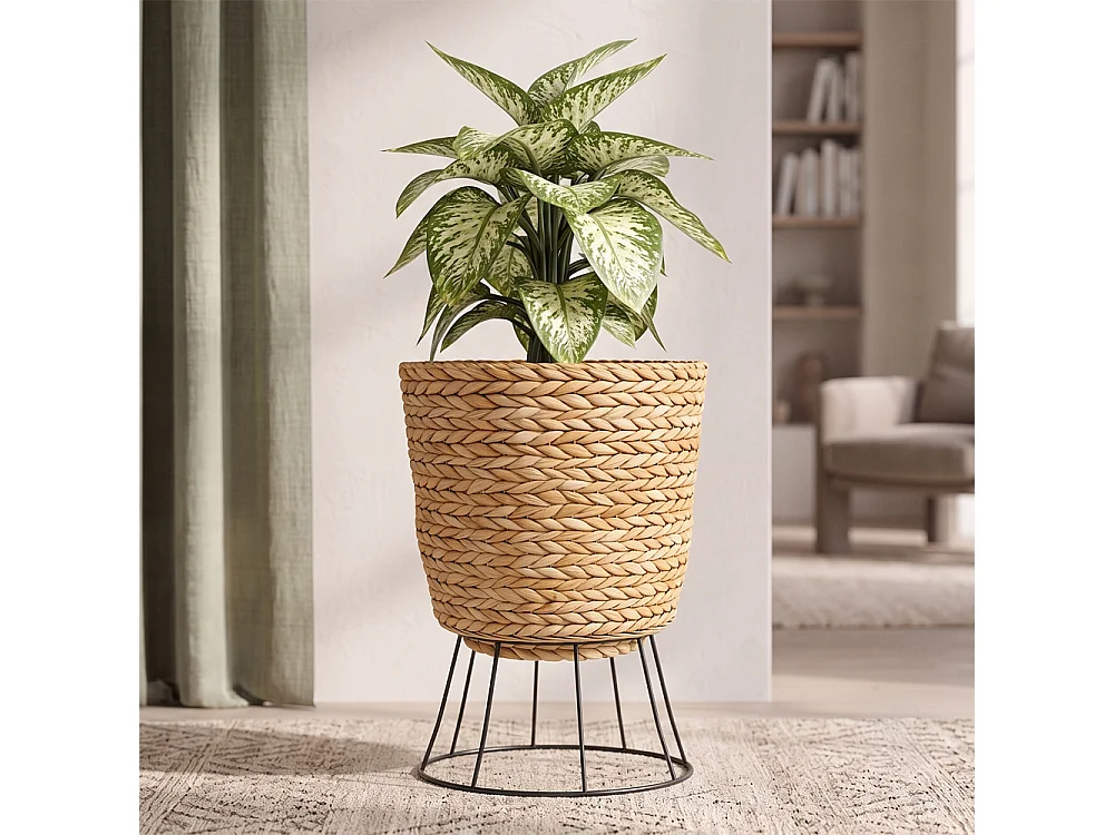 Runder Bodenpflanztopf - Boho-Stil - 46 CM - Firna