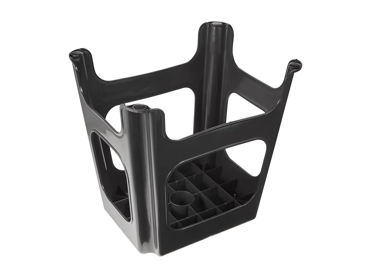 Tabouret maxi, plastique résistant (PP), 41 x 33,5 x 42,5 cm, max, graphite