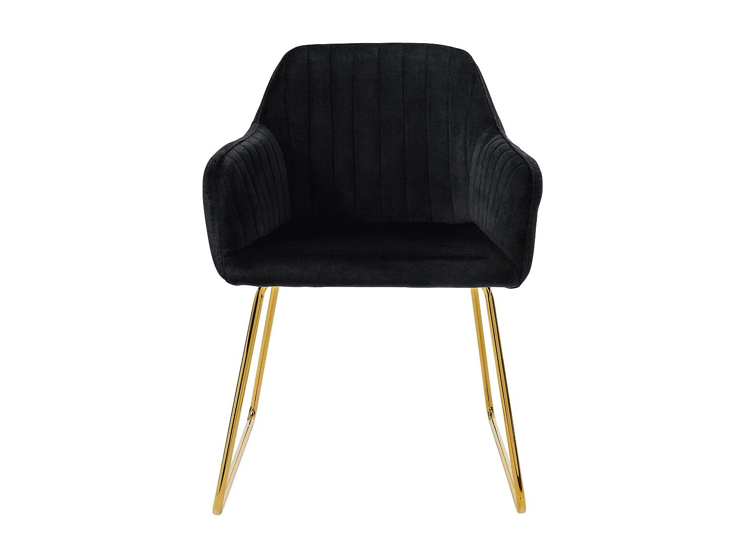 Set di 4 sedie per sala da pranzo soggiorno in velluto nero poltrona ergonomica