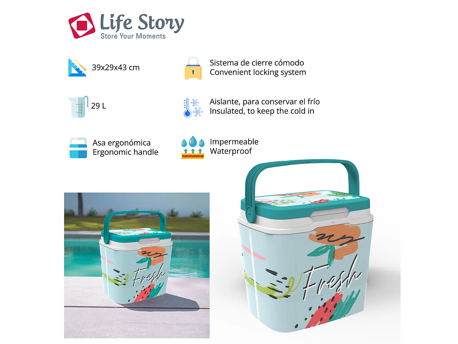 Histoire de vie 29L Fruit frais